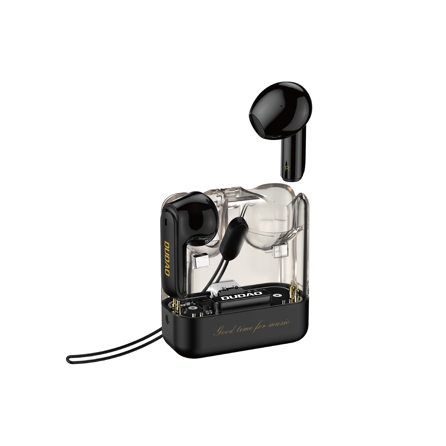 Dudao U18Pro Bluetooth 5.3 TWS juhtmevaba kõrvaklapid - must