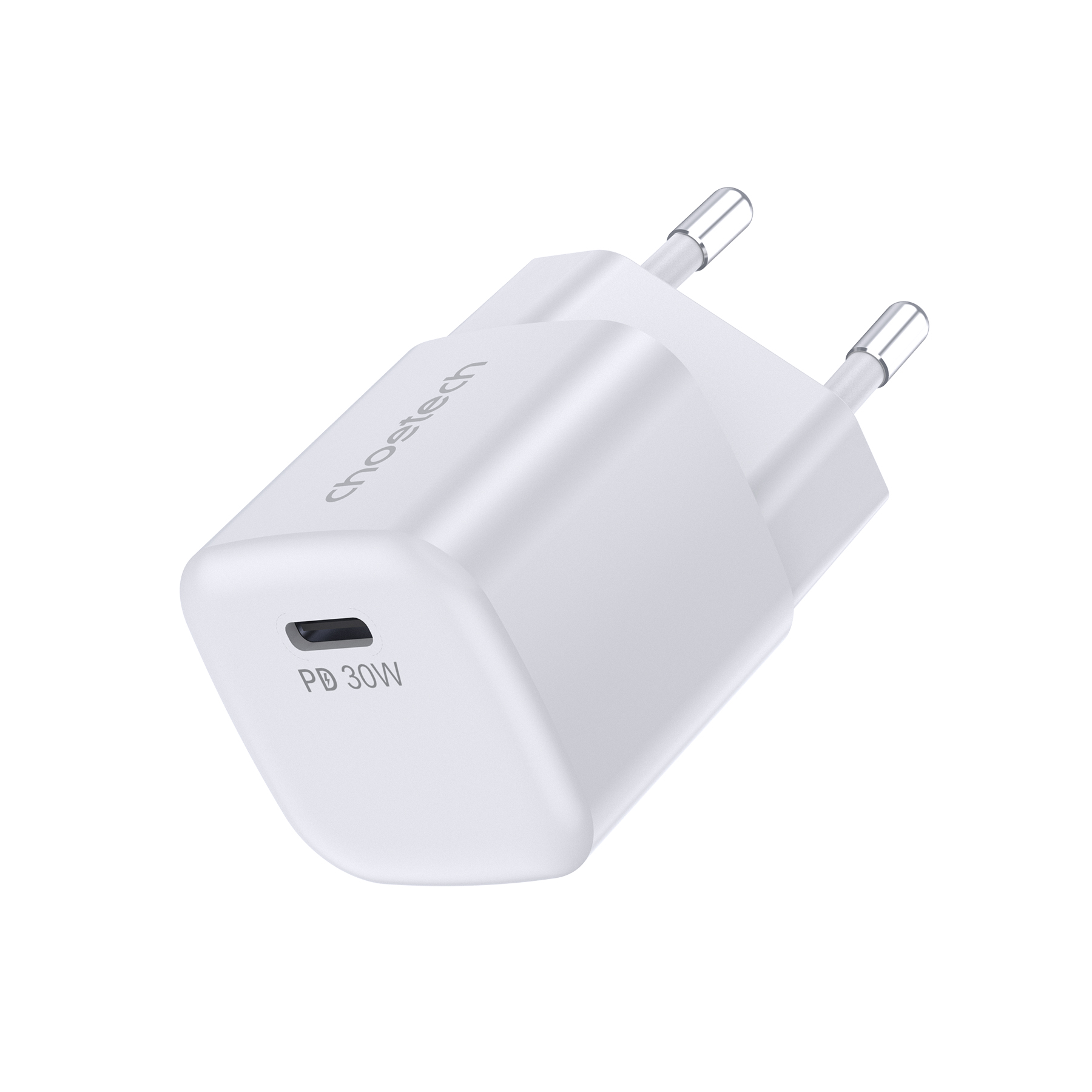Choetech PD5007 USB-C PD 30W GaN wall laadija - valge