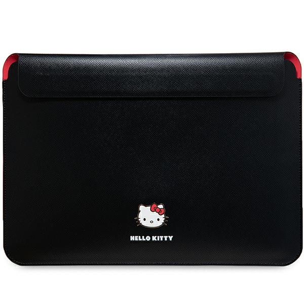 Hello Kitty PU Metal Logo ümbris jaoks a 14" laptop - must