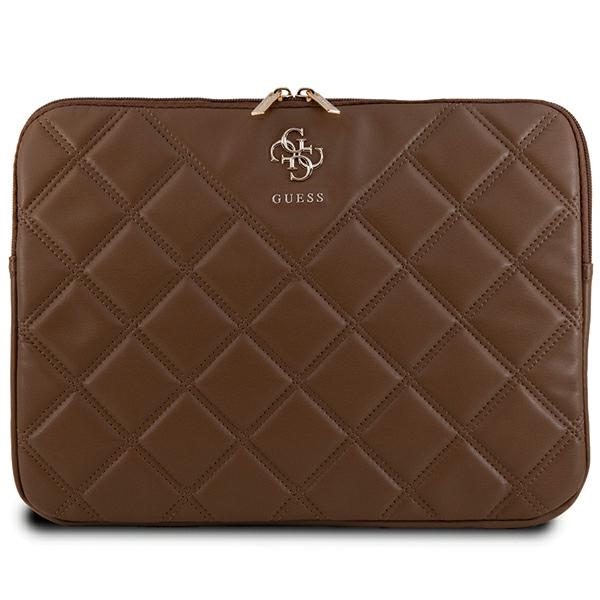 Guess Quilted 4G ümbris jaoks a 14" laptop - brown