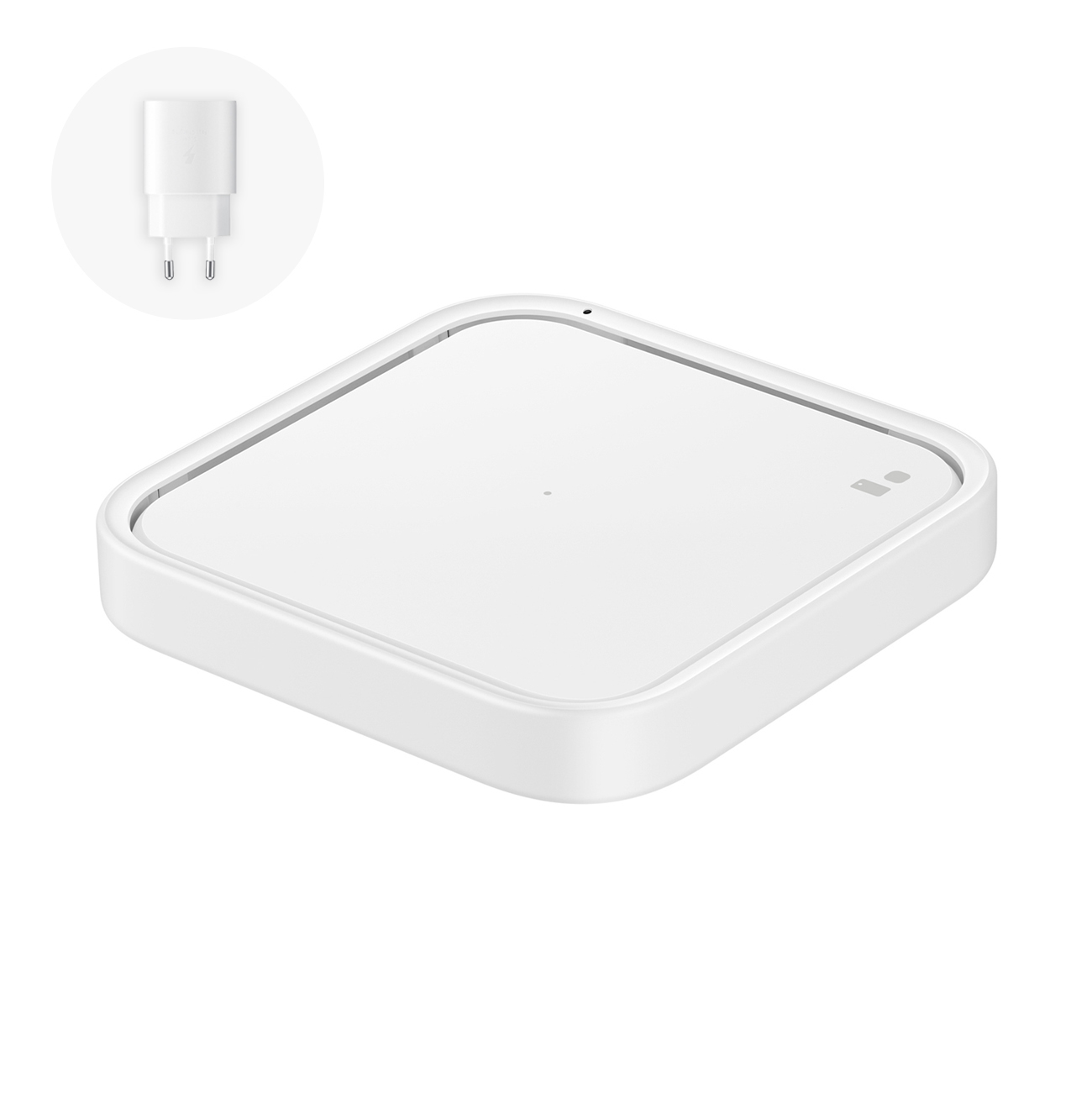 Samsung Wireless Laadija Pad EP-P2400TWEGEU 15W induktiivne laadija - valge + mains laadija
