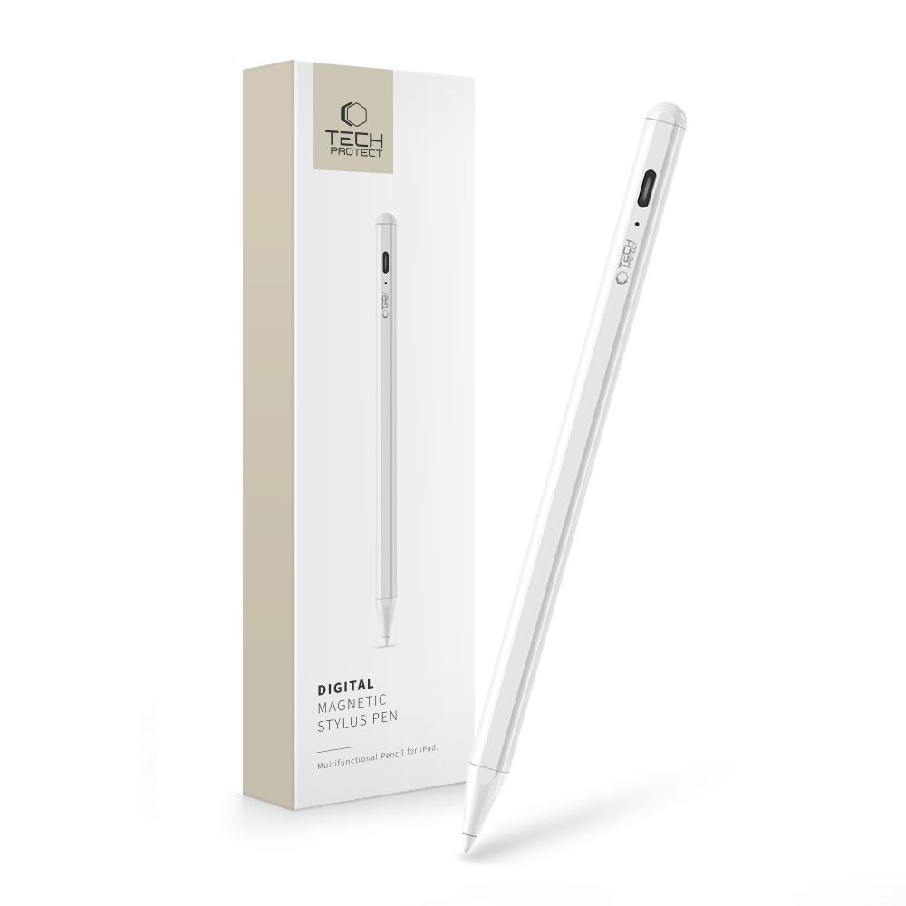 Tech-Protect Digital Stylus Magnetic jaoks iPad - Valge