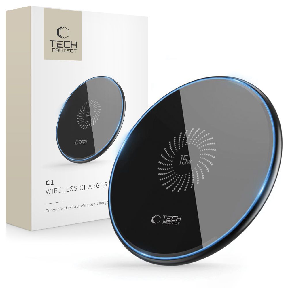 Tech-Protect QI15W-C1 induktiivne laadija 15W - must