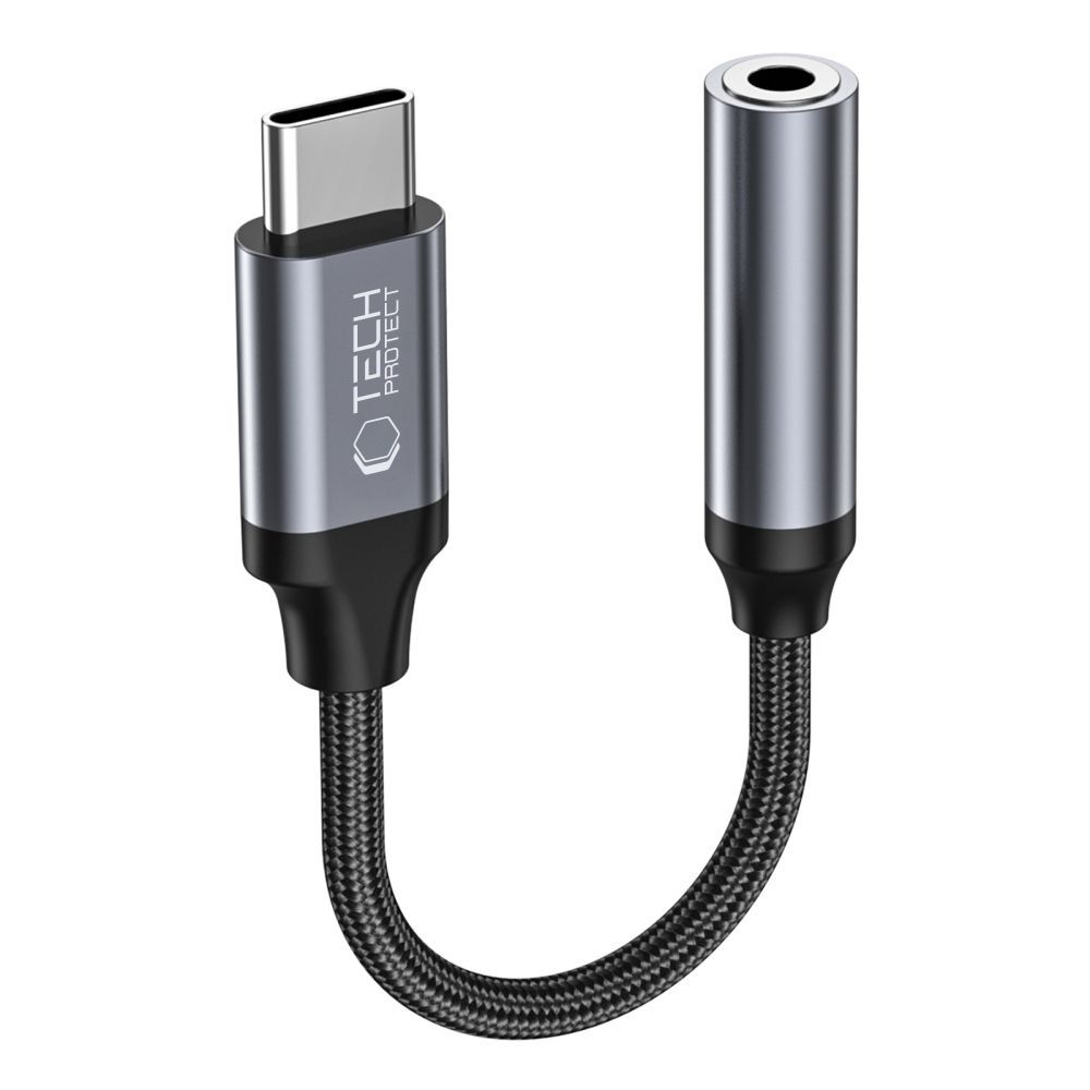 Tech-Protect UltraBoost USB-C / 3.5mm mini jack adapter - must