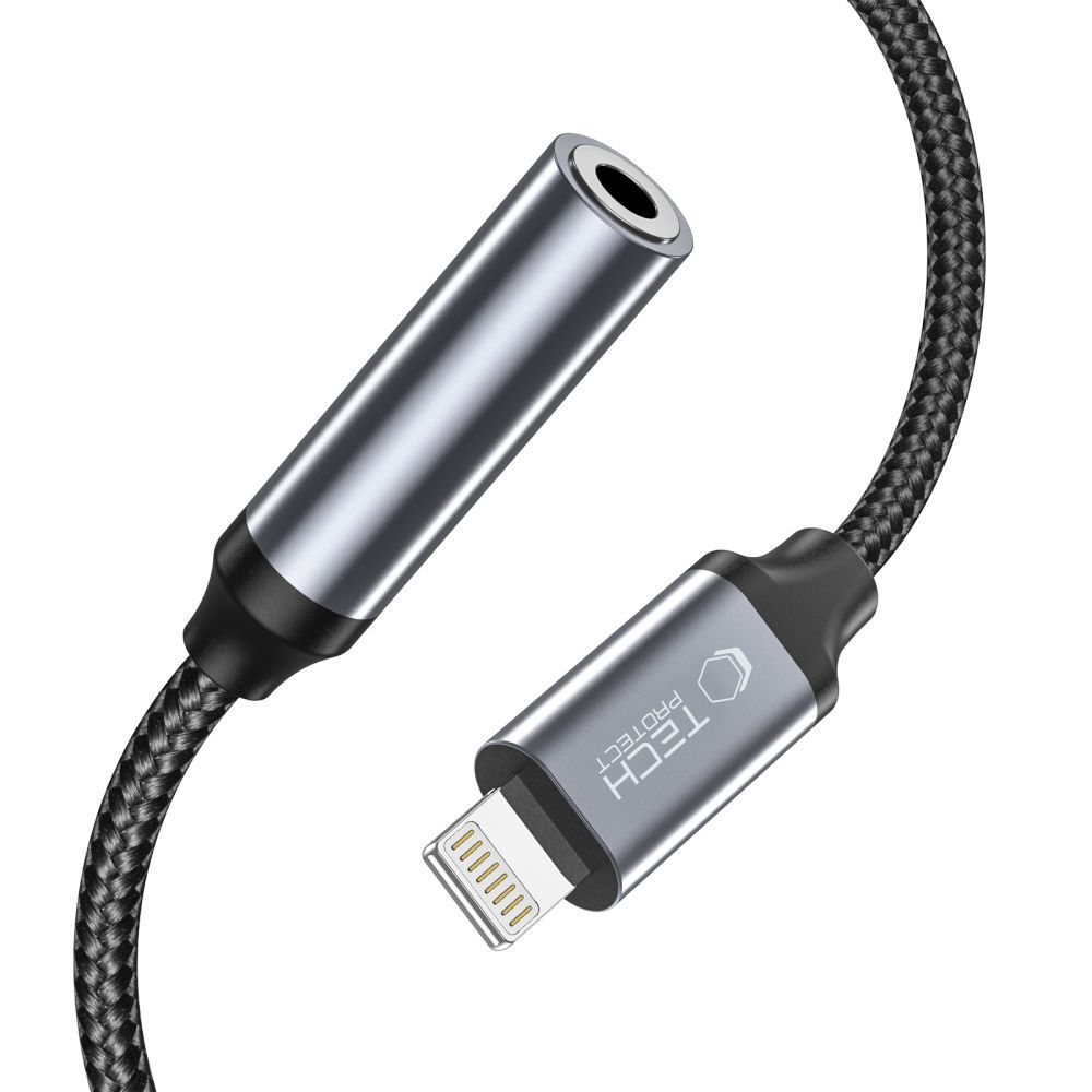 Tech-Protect UltraBoost Lightning / 3.5mm mini jack adapter - must