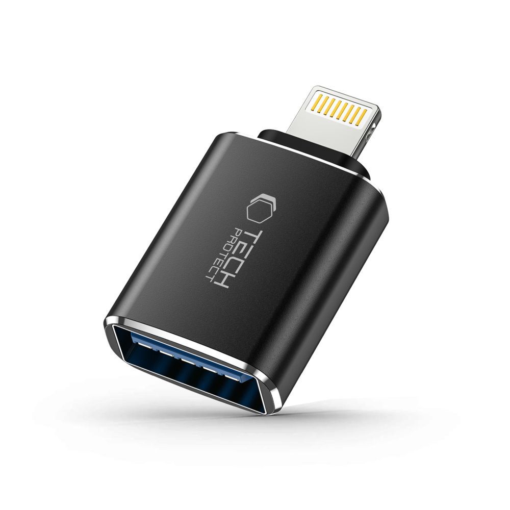 Tech-Protect UltraBoost Lightning (Male) / USB-A (Female) OTG Adapter - must