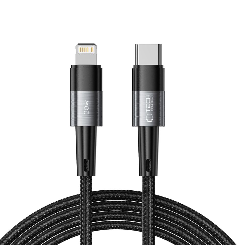 Tech-Protect UltraBoost Lightning / USB-C PD 20W 3A 2m kaabel - hall