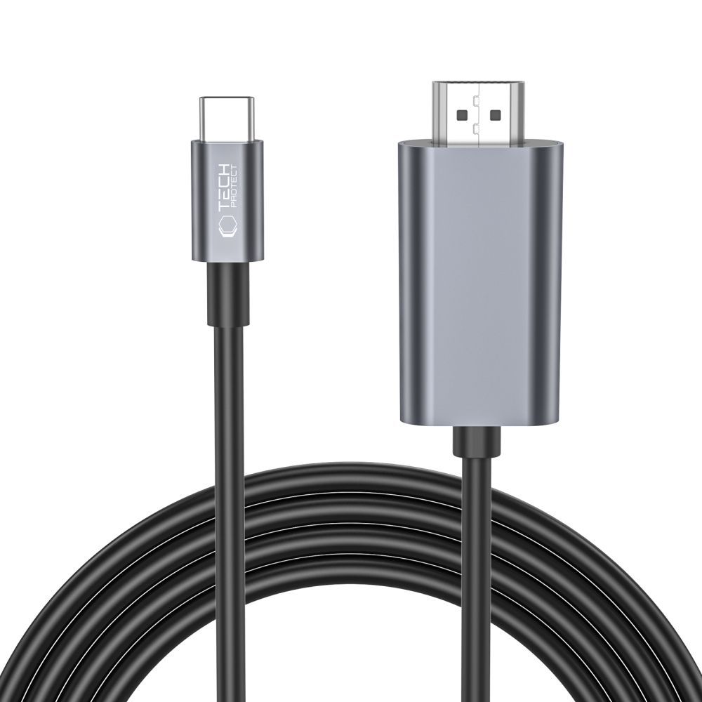 Tech-Protect UltraBoost USB-C / HDMI 4K 60Hz Kaabel 2m - must
