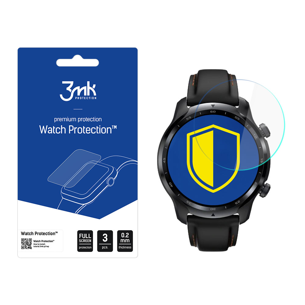 3mk Watch Protection ARC smartwatch ekraanikaitse jaoks TicWatch Pro 3