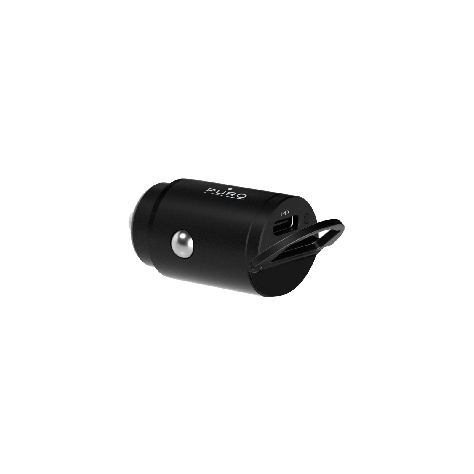 Puro Mini 20W USB-C Car Laadija - must