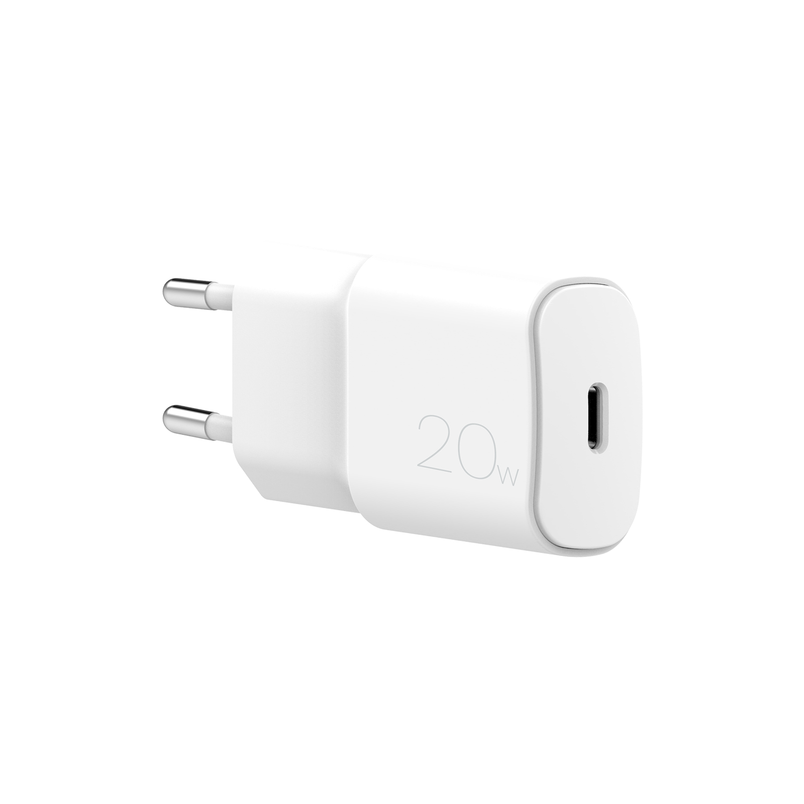 Puro valge 20W Power Delivery USB-C Wall Laadija - valge