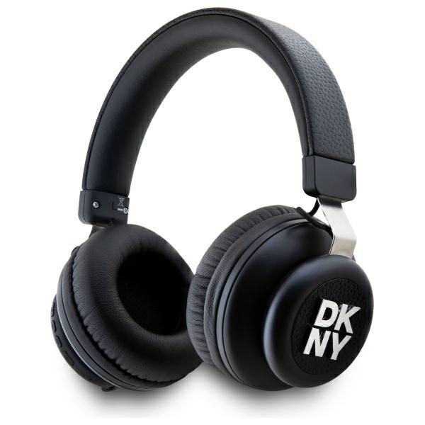 DKNY Metal Logo Bluetooth Over-Ear Kõrvaklapid - Must