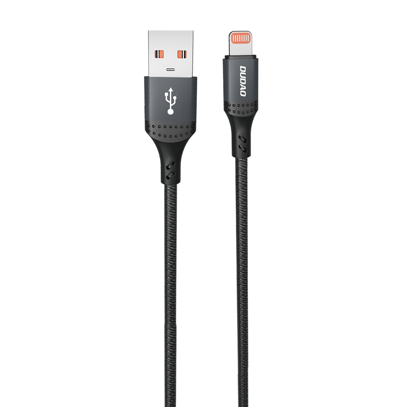 Dudao 3A 30W L3SL USB-A - Lightning Kaabel Braided 1.2m - must