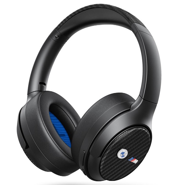 BMW Encmetal Logos Bluetooth ANC Over-Ear Kõrvaklapid - Must