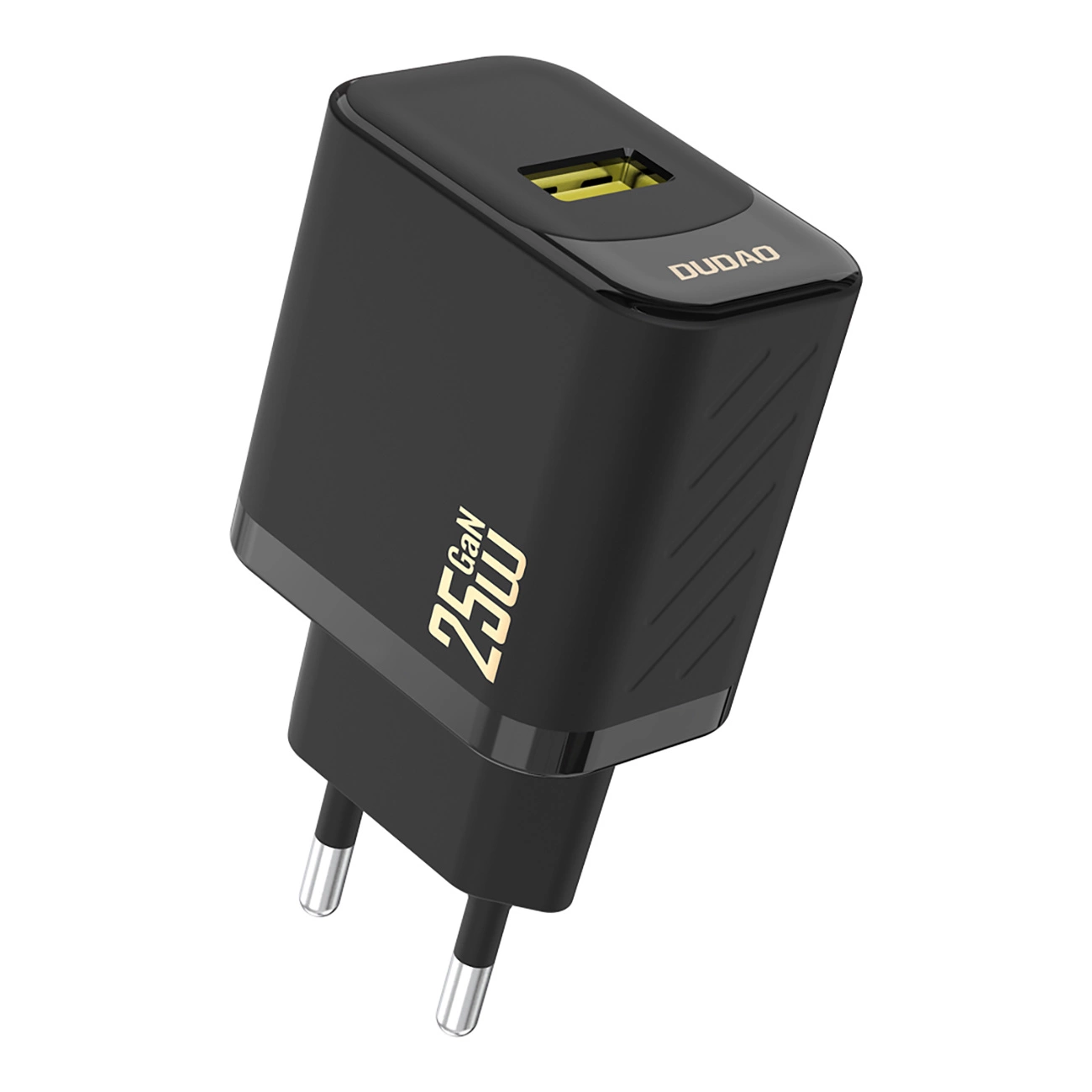 Dudao A27S 25W GaN USB-A Laadija - must