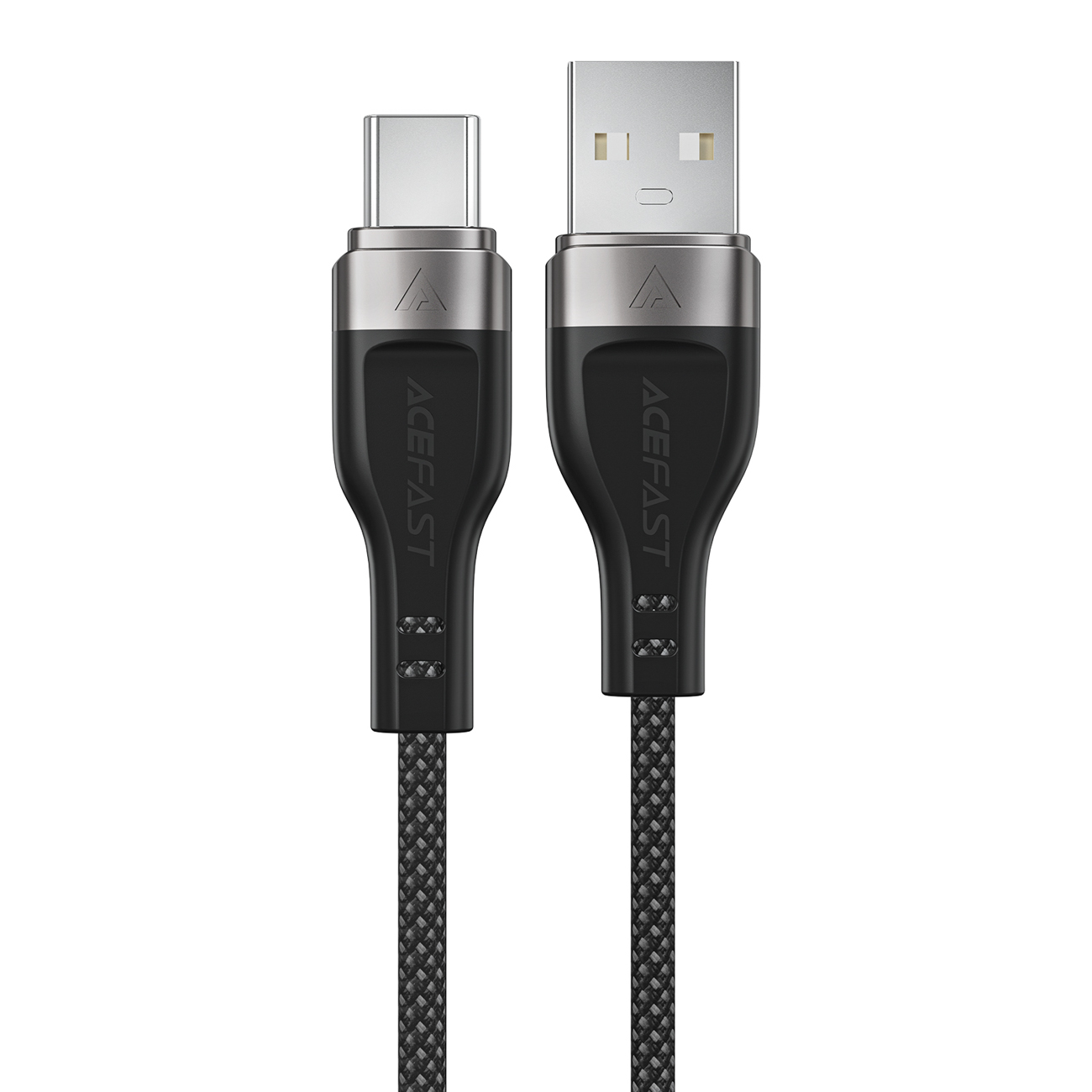 Acefast C11-04 USB-A - USB-C 3A Kaabel 1.2m Magnetic Braid - must