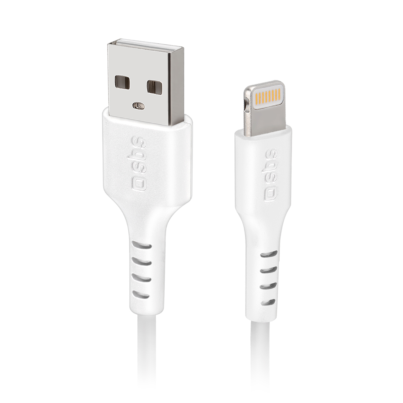 SBS TECABLEUSBIP589W USB-A - Lightning Kaabel - valge