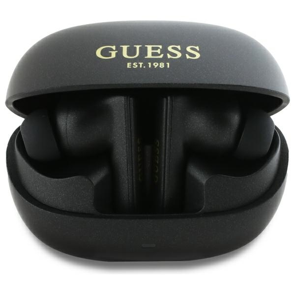 Guess Bluetooth kõrvaklapid GUTWST88MCTGK TWS + docking station must/must Capsule Printed Logo