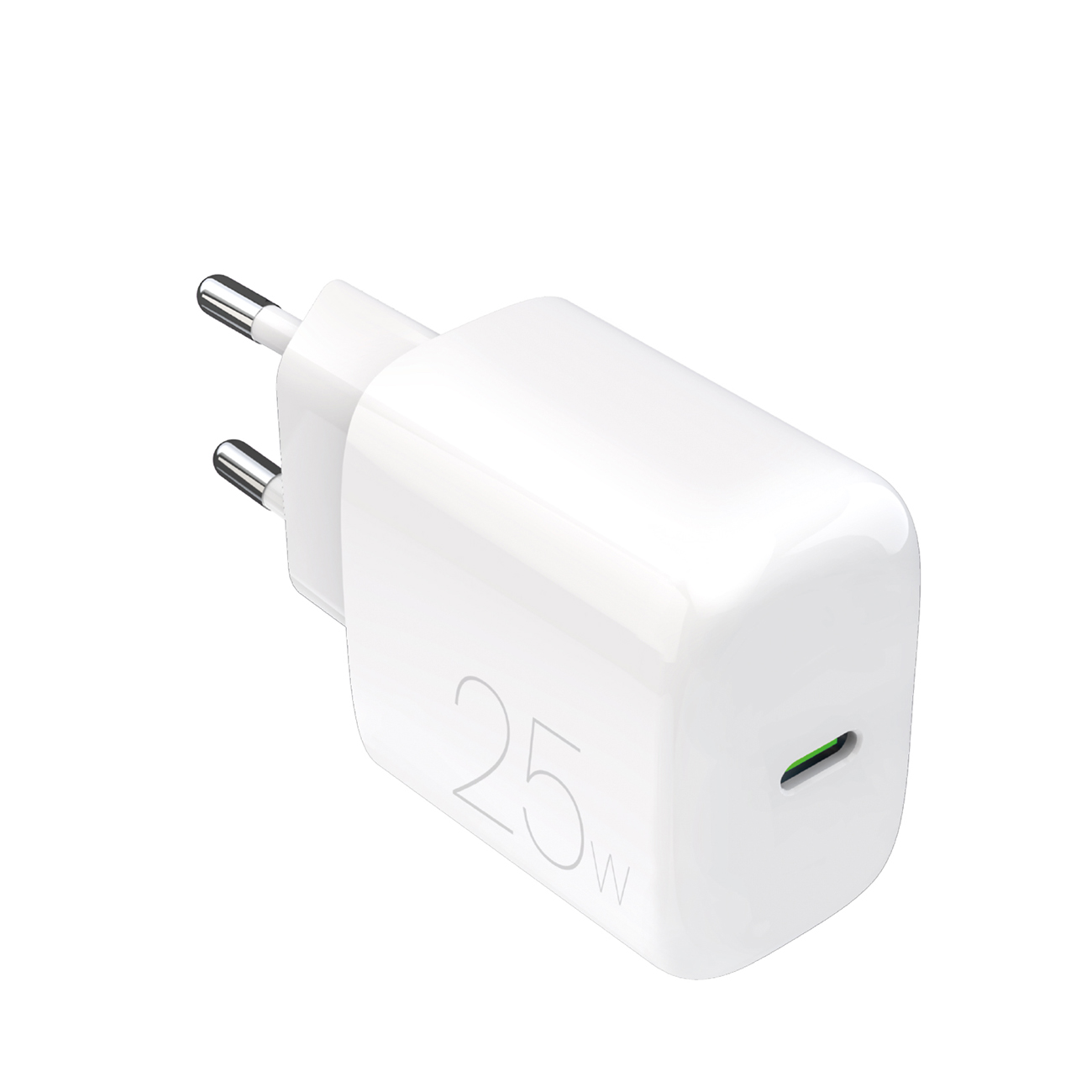 Puro Daily Prolite 25W USB-C Power Delivery Laadija - valge