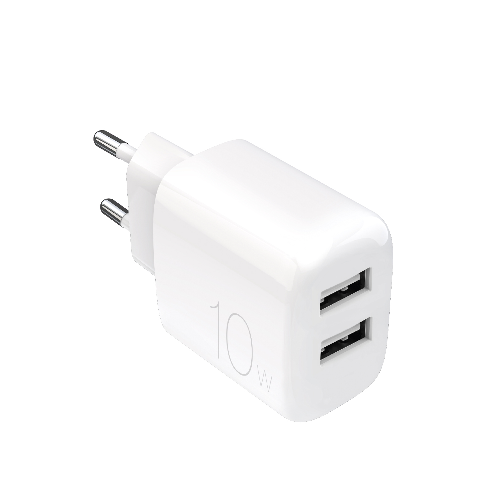 Puro PROLITE 10W 2x USB-A Wall Laadija - valge