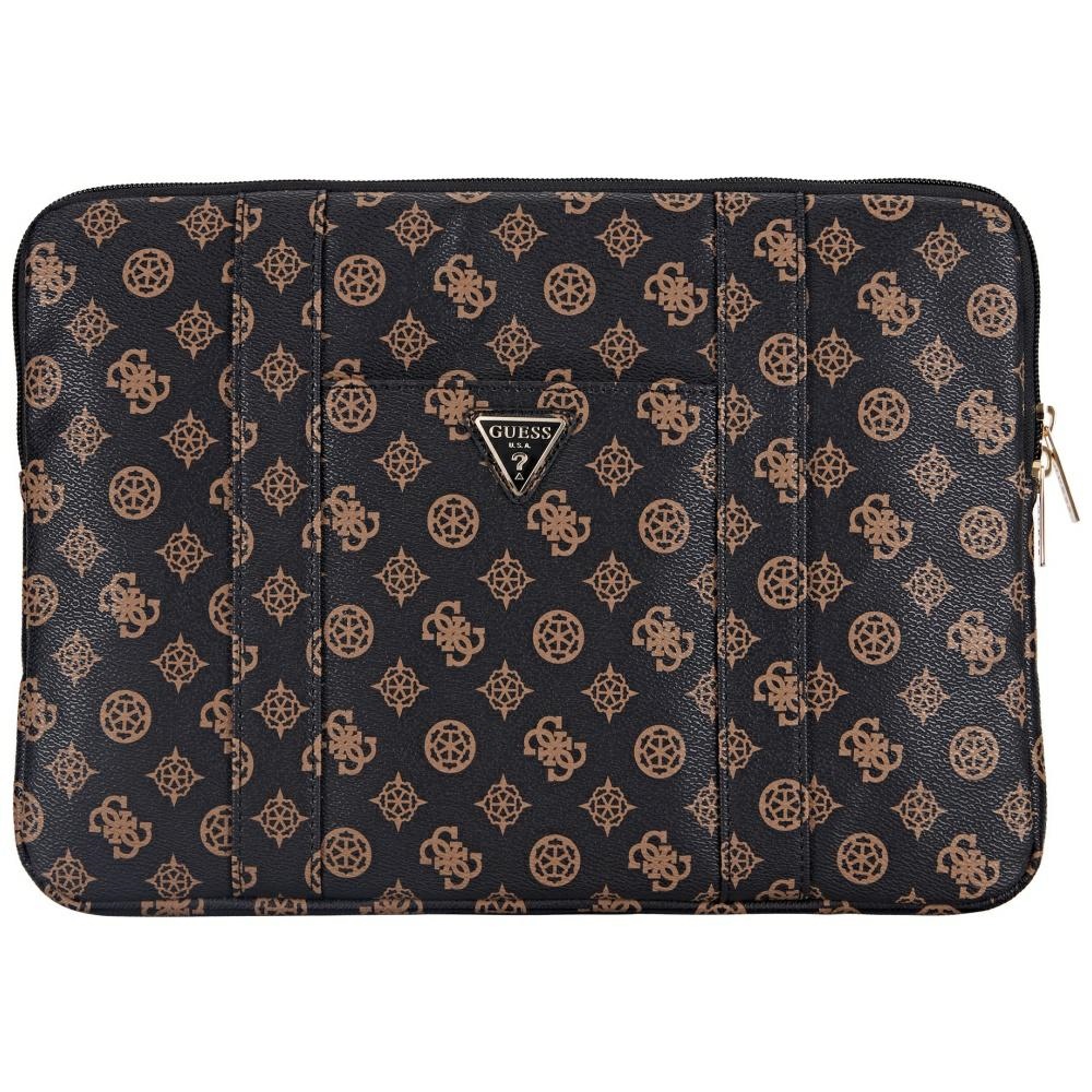 Guess Sleeve Peony Pocket Triangle 14" Laptop Bag - must