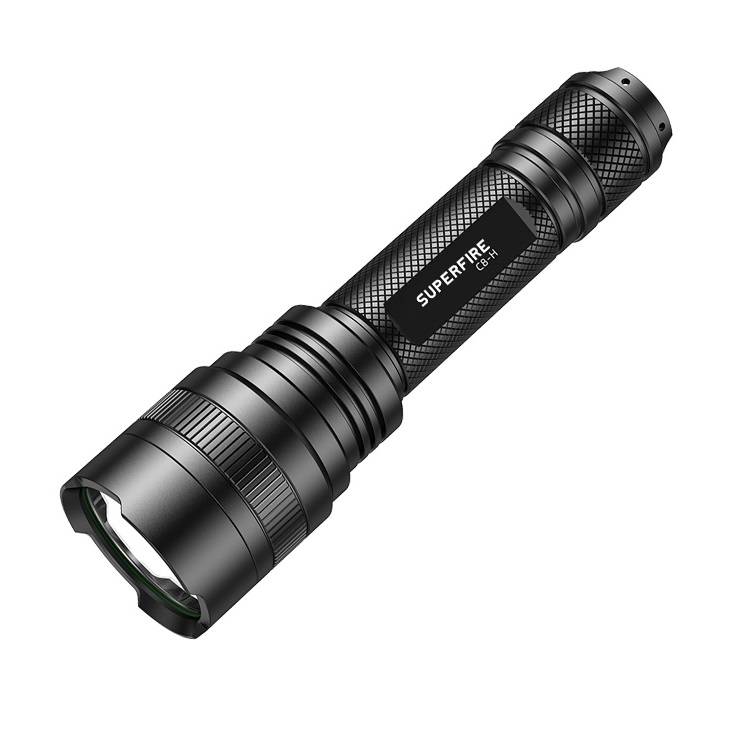Superfire C8-H flashlight 1200 lm, USB, 250m, 5 modes