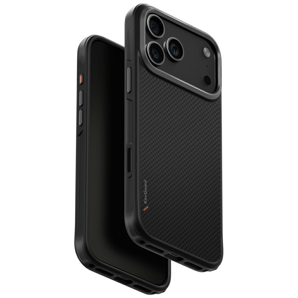 Uniq Keva Magclick Charging Ümbris jaoks iPhone 17 Pro Max - Must