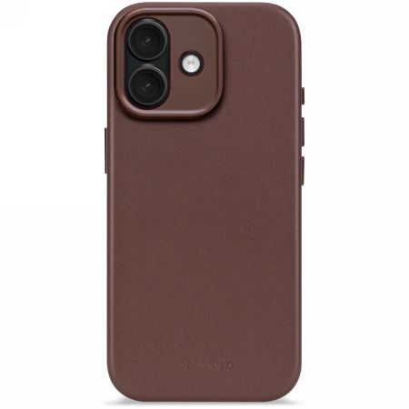 Decoded Leather Backcover ümbris with MagSafe jaoks iPhone 17 - brown