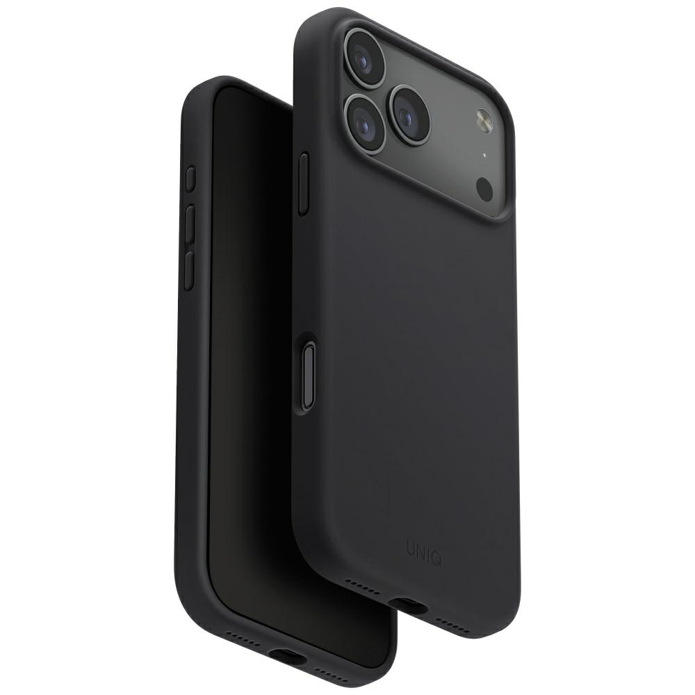 Uniq Lino Magclick Charging Чехол для iPhone 17 Pro - серый