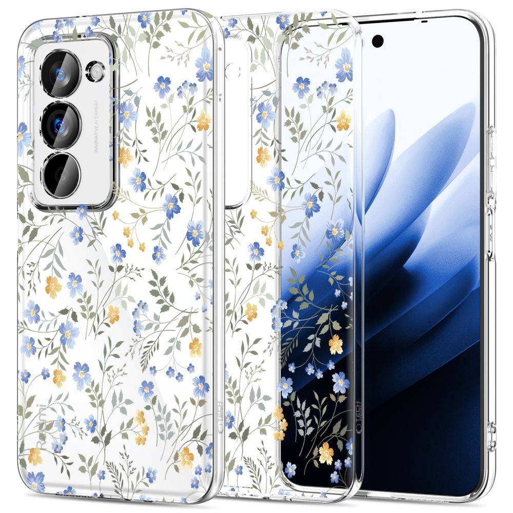 Tech-Protect FlexAir Ümbris jaoks Xiaomi Redmi 15 4G / 5G - Daisies with Leaves
