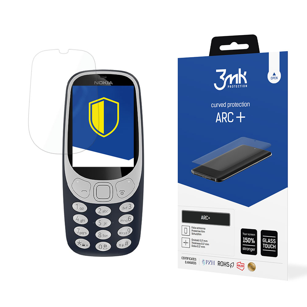 3mk ARC+ protective film jaoks Nokia 3310 2017