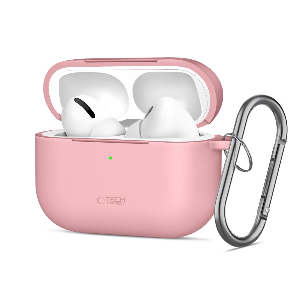 Tech-Protect Silicone Hook Ümbris jaoks AirPods Pro - roosa