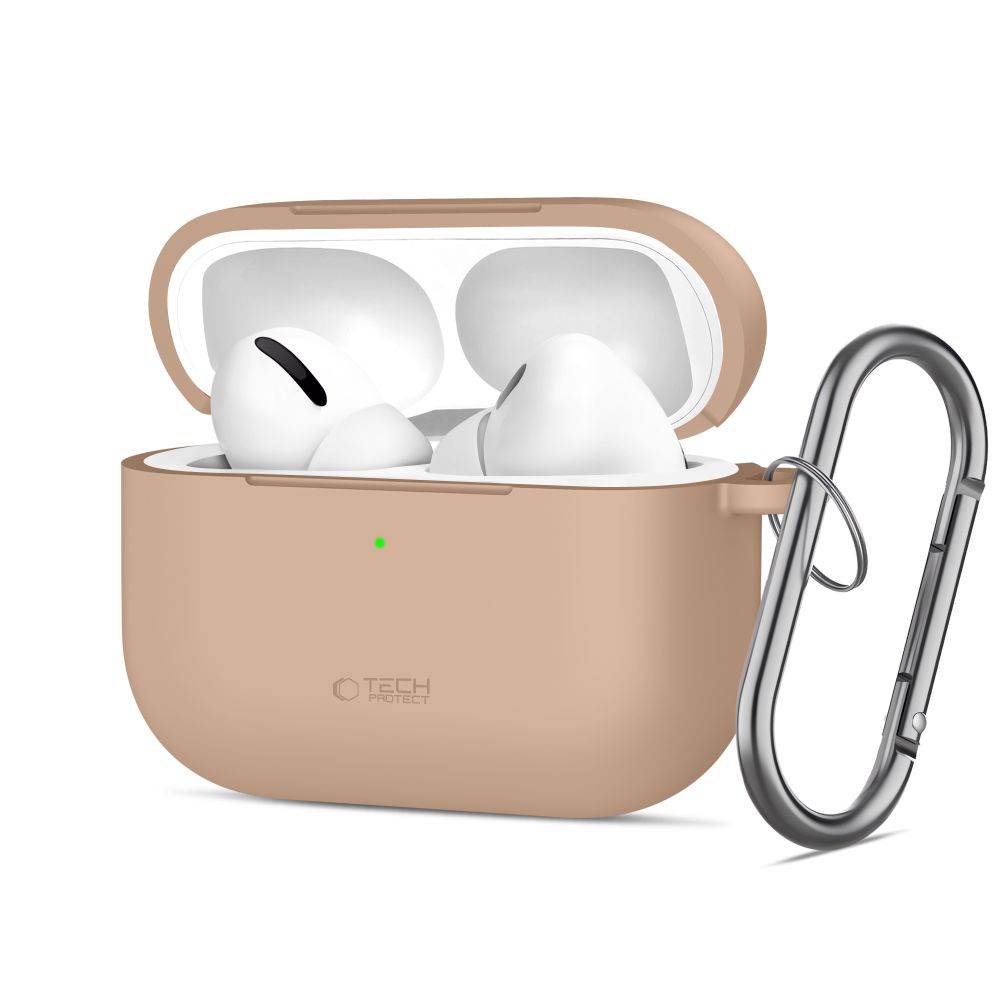 Tech-Protect Silicone Hook Ümbris jaoks AirPods Pro - Beige