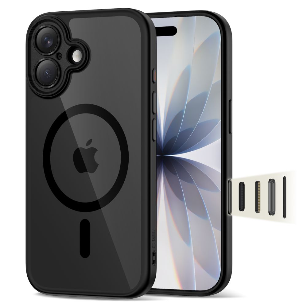 Tech-Protect Magpeak Magsafe CC Ümbris jaoks iPhone 17 - Clear must