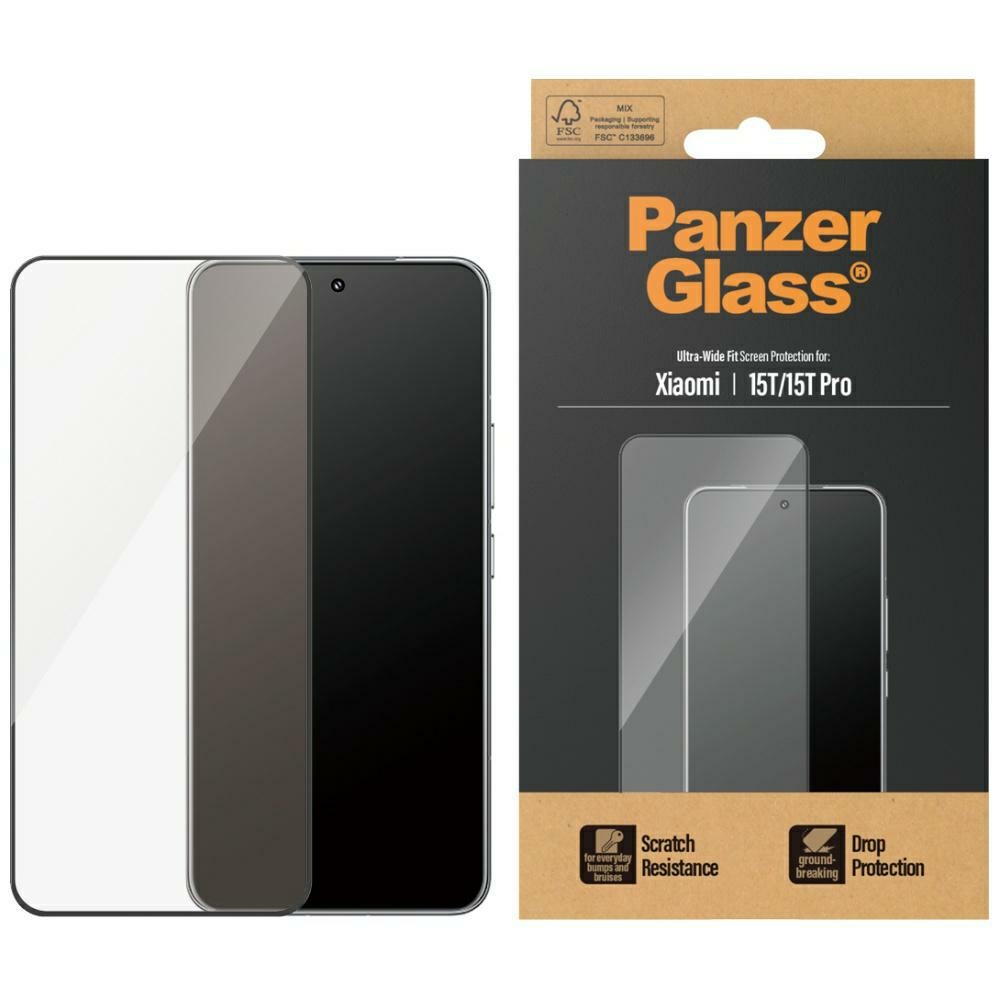 PanzerGlass Ultra-Wide Fit Karastatud klaas jaoks Xiaomi 15T / 15T Pro