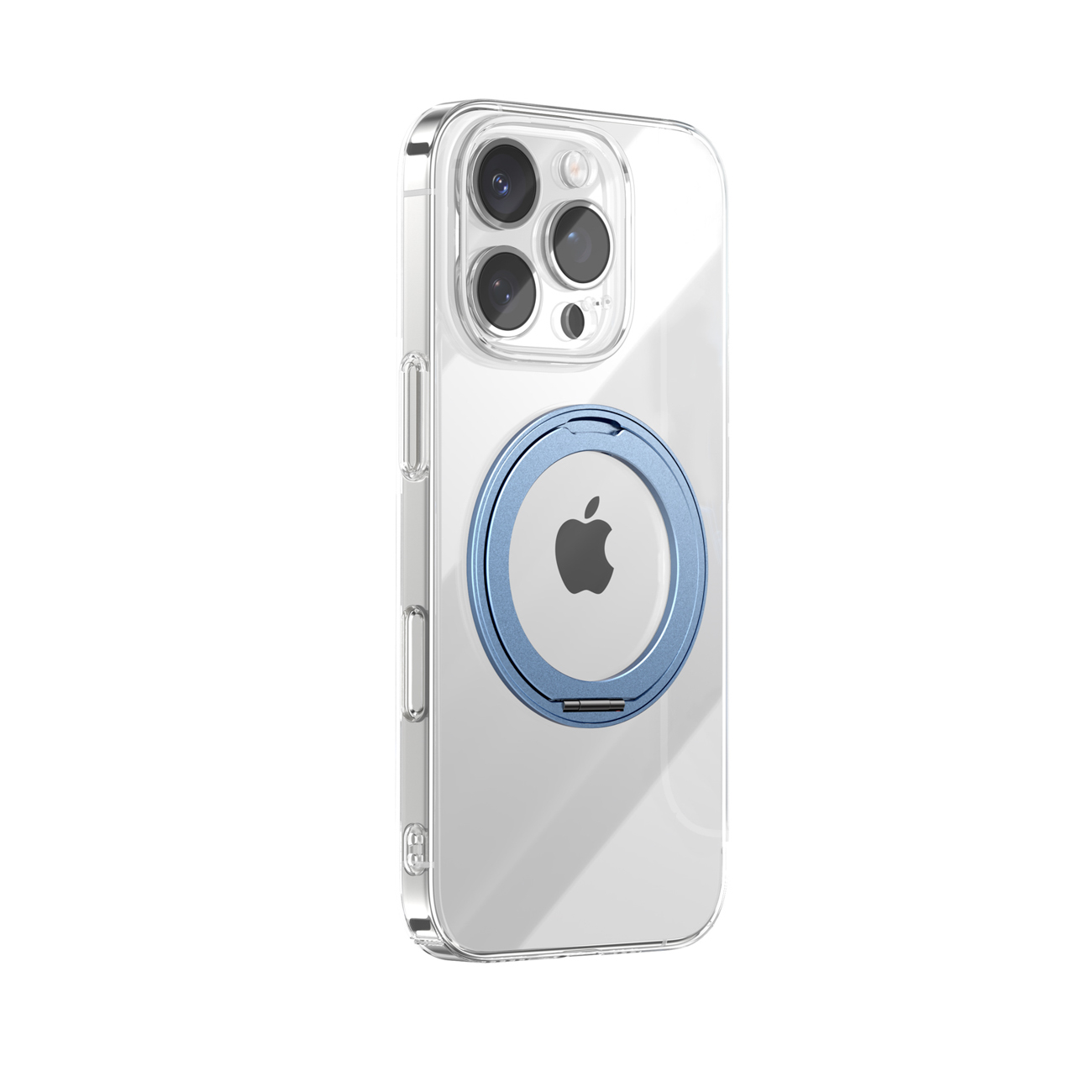 Joyroom JR-16JL6 Ümbris jaoks iPhone 16 Pro Max Ultra-Thin MagSafe Compatible with 360° Ring Alus - sinine