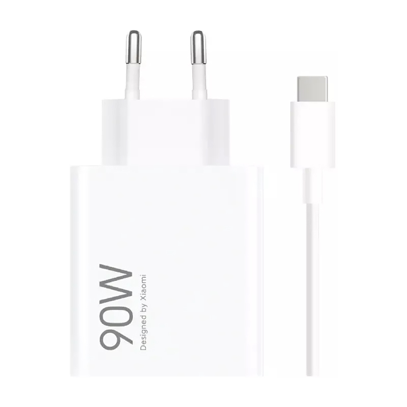Xiaomi HyperCharge Combo 90W 6.1A USB-A Wall Laadija with USB-C Kaabel - valge