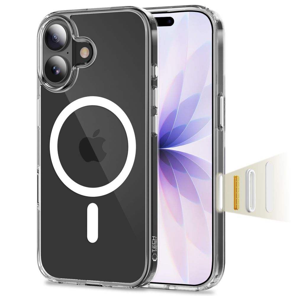 Tech-Protect Flexair Hybrid CC MagSafe Ümbris jaoks iPhone 17 - Läbipaistev