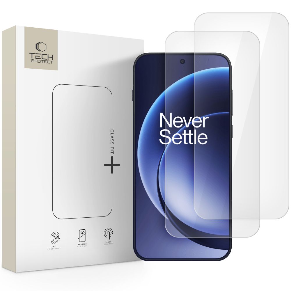 Tech-Protect Glass Fit+ 2-pack karastatud klaas jaoks OnePlus 15