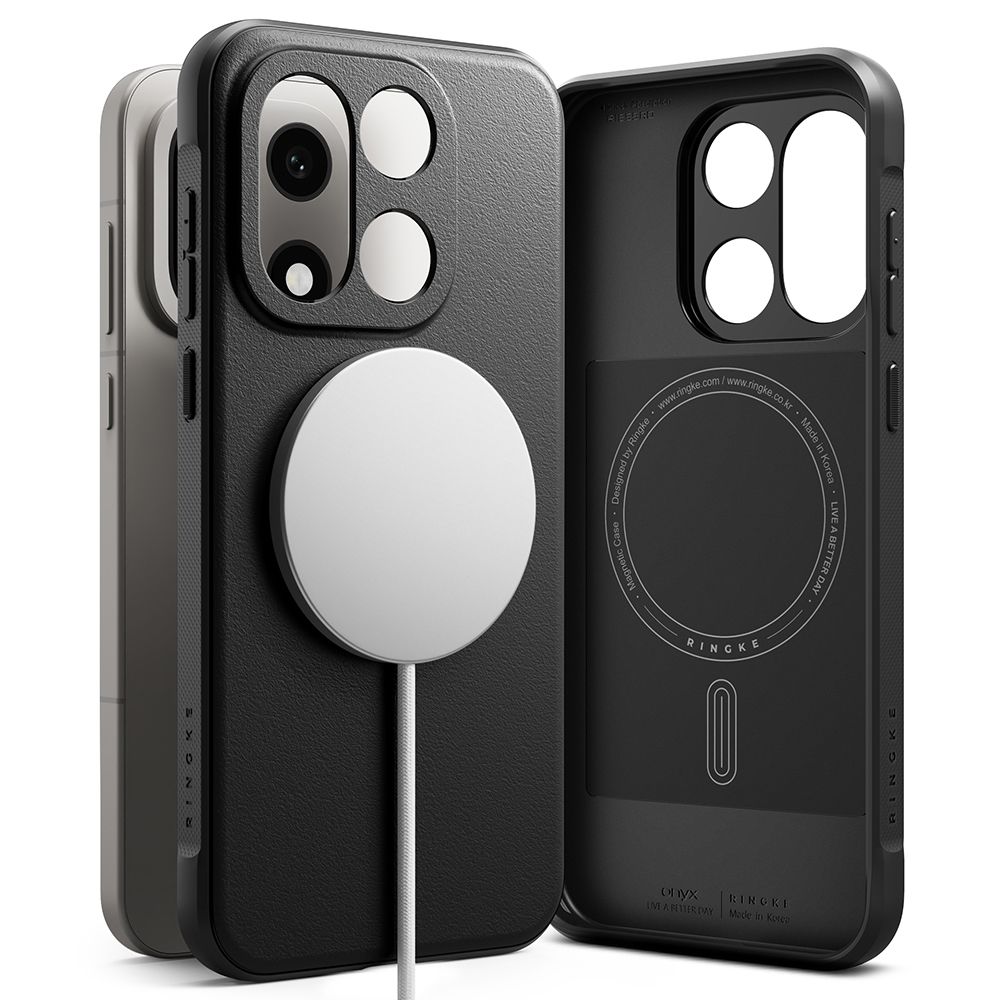 Ringke Onyx Magnetic MagSafe Ümbris jaoks OnePlus 15 - must