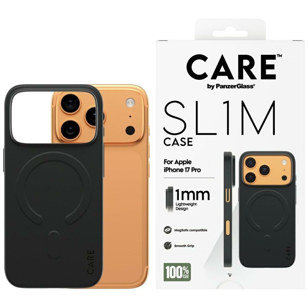 CARE by PanzerGlass SL1M MagSafe Ümbris jaoks iPhone 17 Pro - must