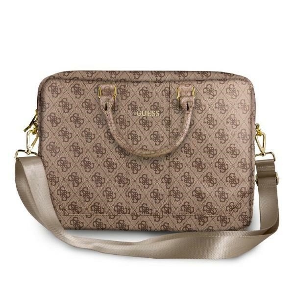 Guess 4G Uptown 16" Laptop Bag - Brown