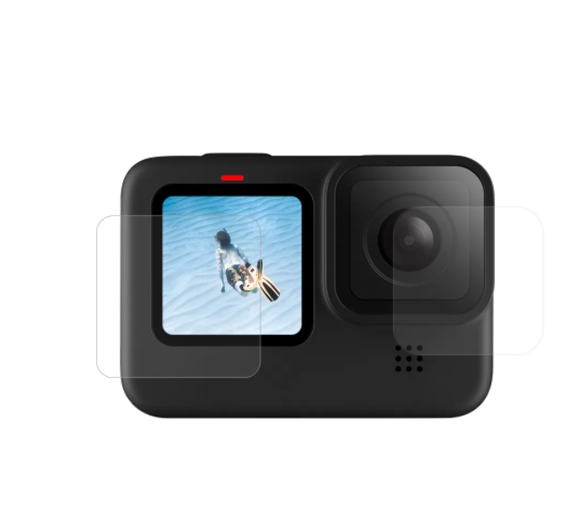 Screen and lens karastatud klaas Telesin jaoks GoPro Hero 9 / Hero 10 / Hero 11 / Hero 12 (GP-FLM-901)