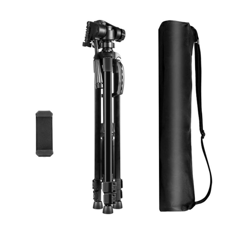 Tripod with 3D 360° head + phone hoidja Puluz PU3096B