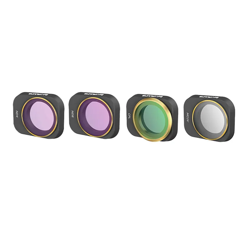 Komplekt of 4 filters UV+CPL+ND4+ND8 Sunnylife jaoks DJI Mini 3 Pro (MM3-FI418)