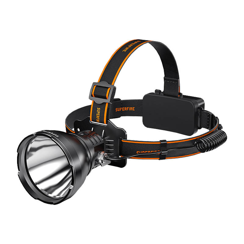 Superfire HL60 headlamp taskulamp - 2300 lm, 4 modes, 330 m, 36W LED
