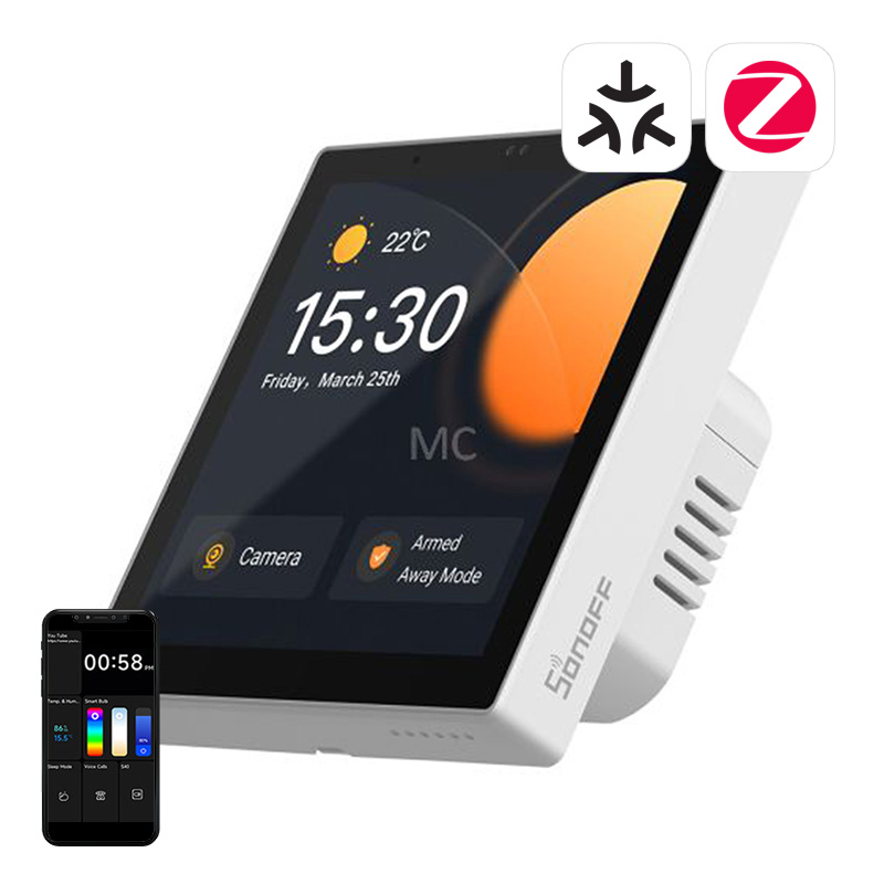Tark Control Panel Matter WiFi/Bluetooth/ZigBee Sonoff NSPanel Pro (valge)