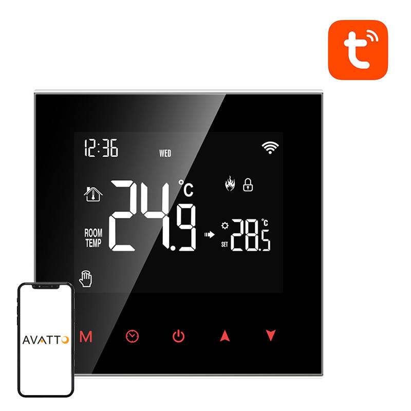 Nutikas thermostat Avatto WT100 water heater 3A Wi-Fi TUYA