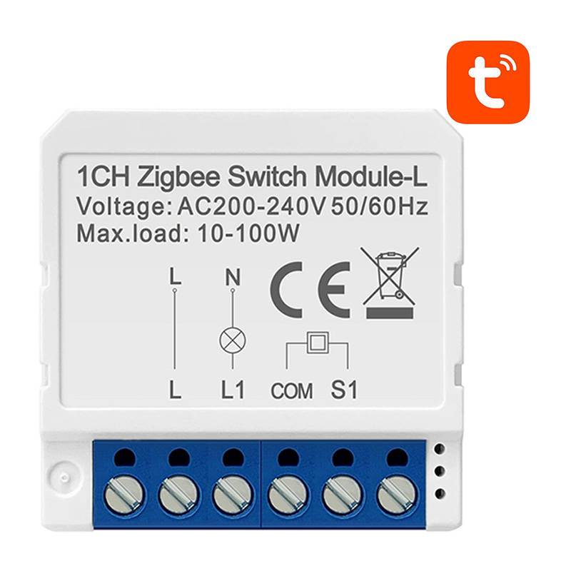 Nutikas Lüliti Module ZigBee Avatto LZWSM16-W1 No Neutral TUYA