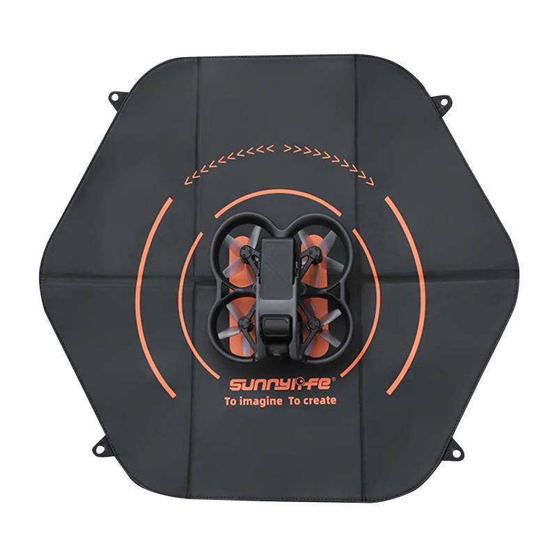 Maandumis pad jaoks drones Sunnylife 60cm hexagon - Topelt Sided (TJP09)